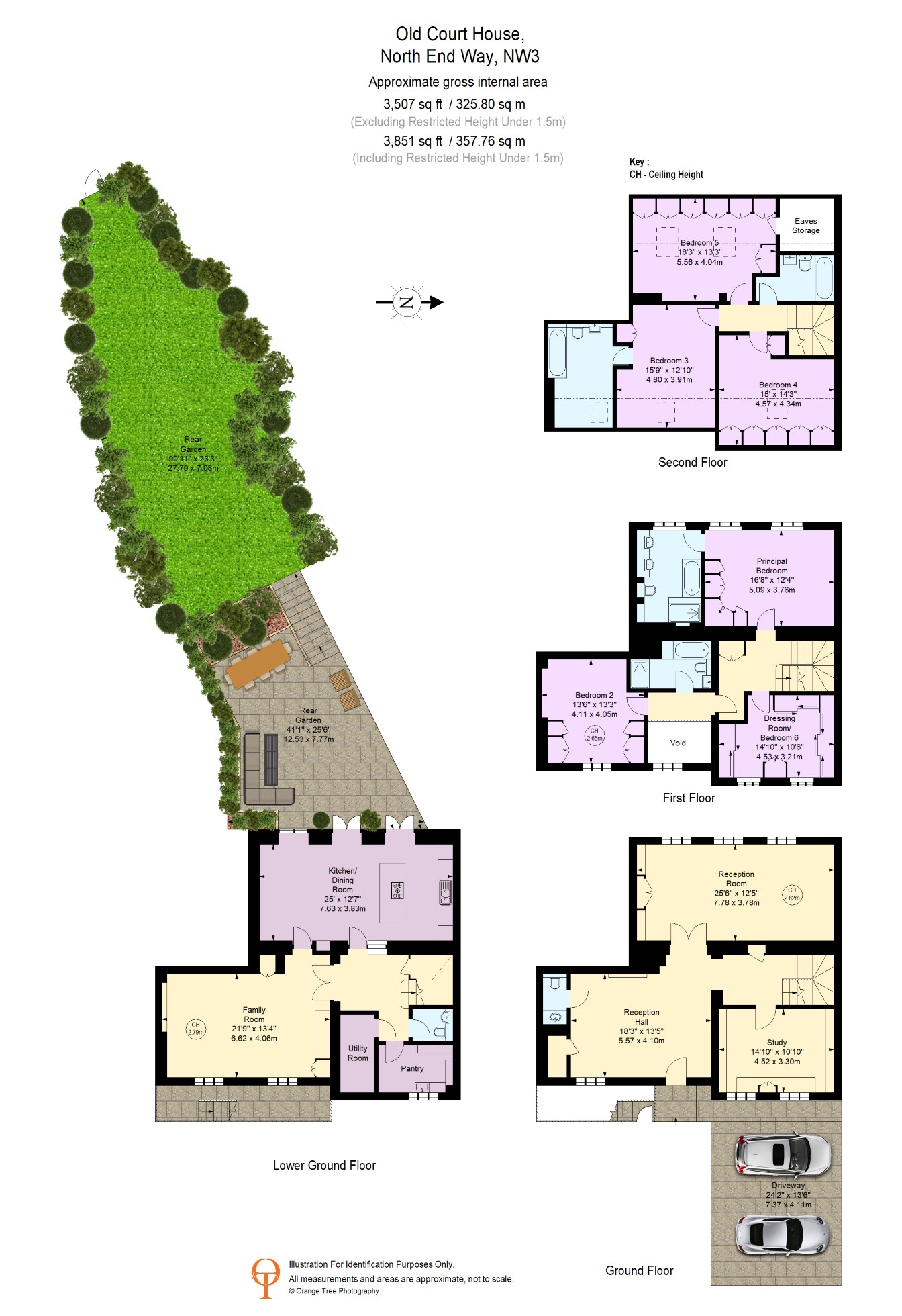 3, Old Court House,, North End Way, London floorplan