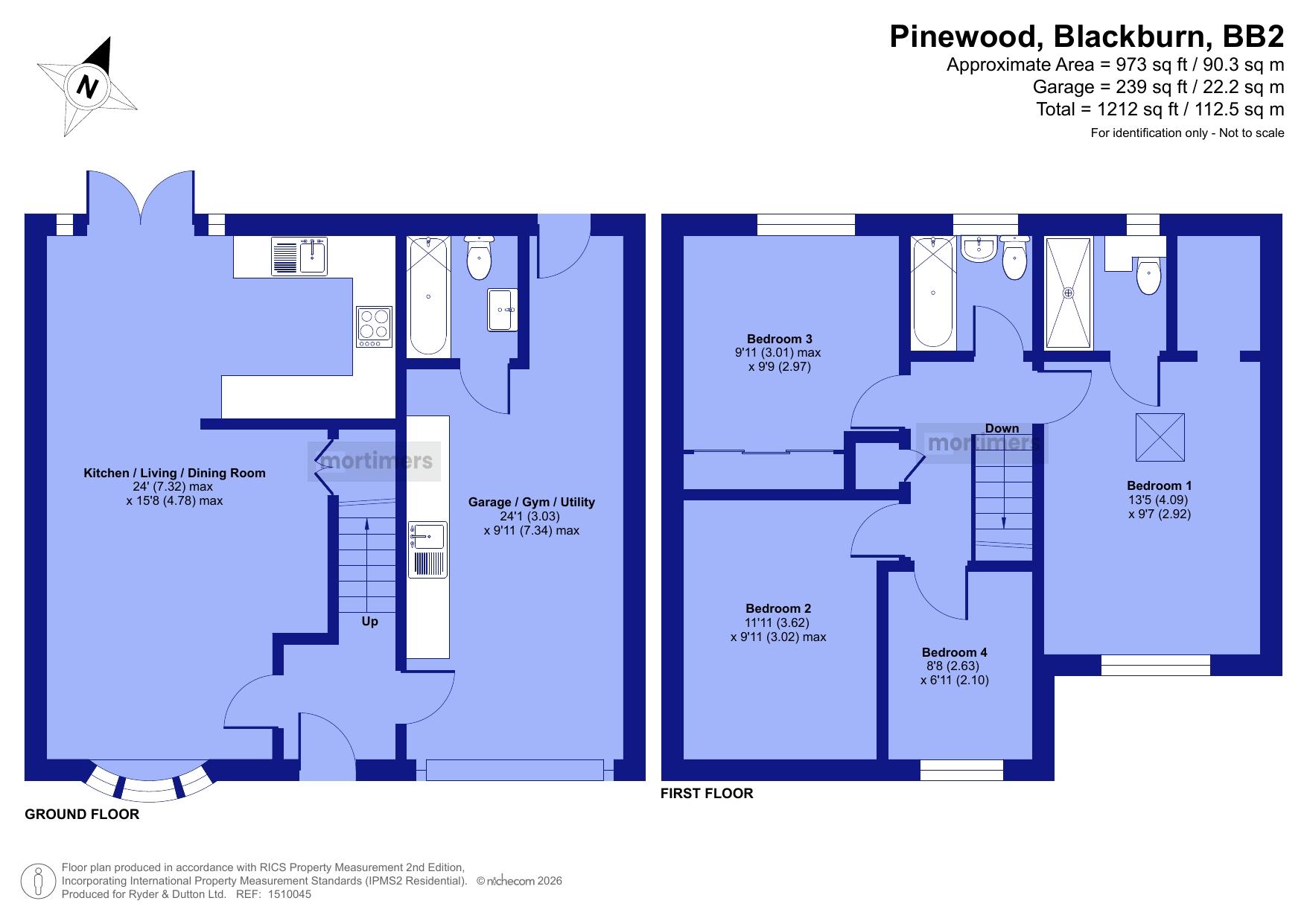 82, Pinewood, Lancashire floorplan