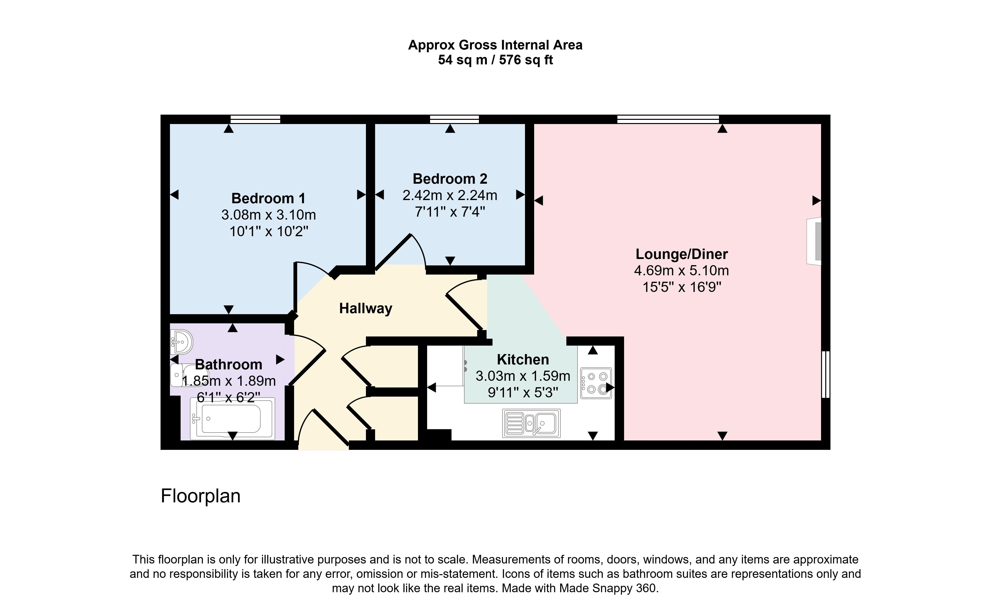 42, Freestone Way, Corsham floorplan