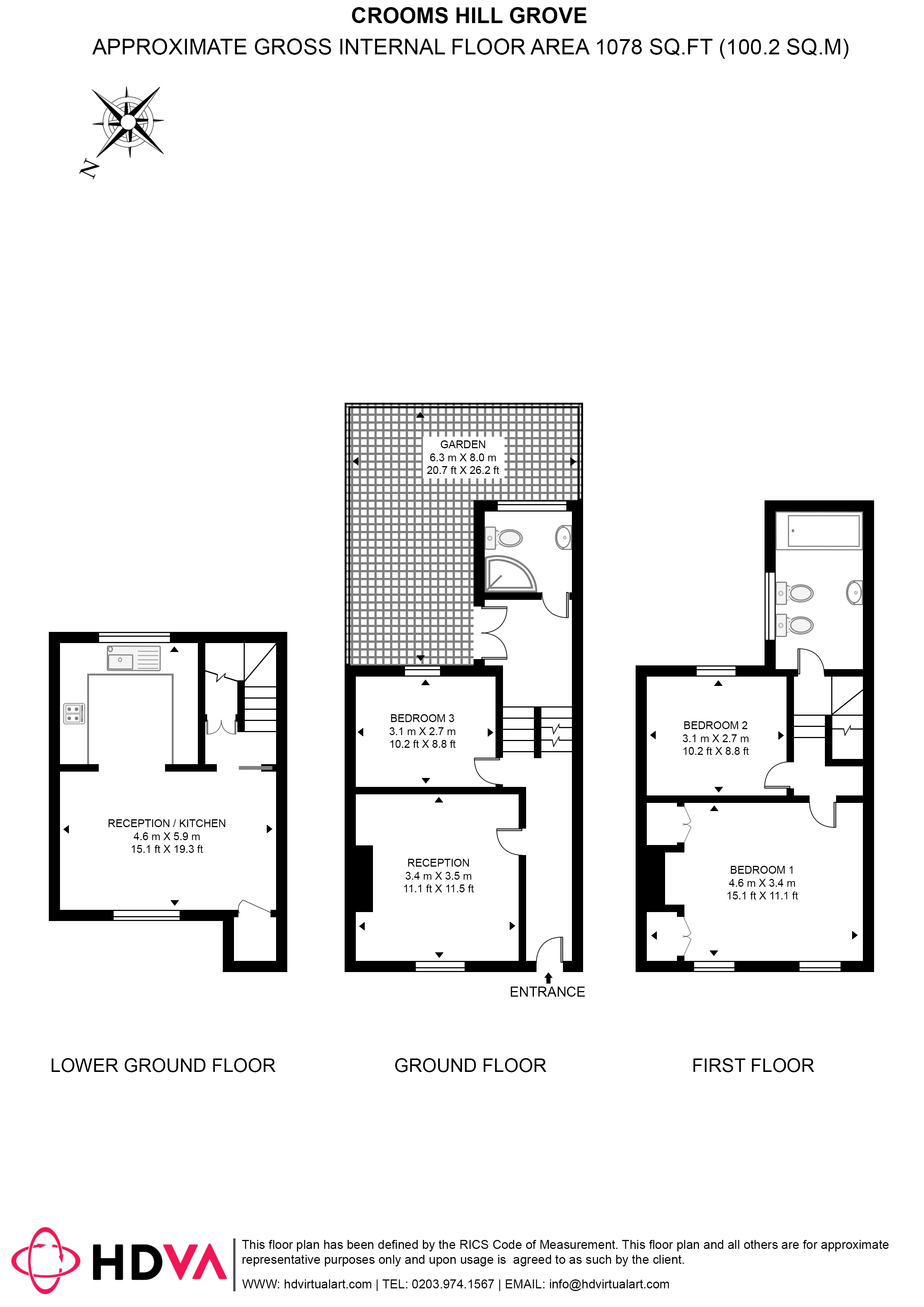 5, Crooms Hill Grove, London floorplan