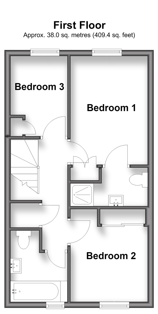 Lamplight Gardens Aylesham, Canterbury floorplan