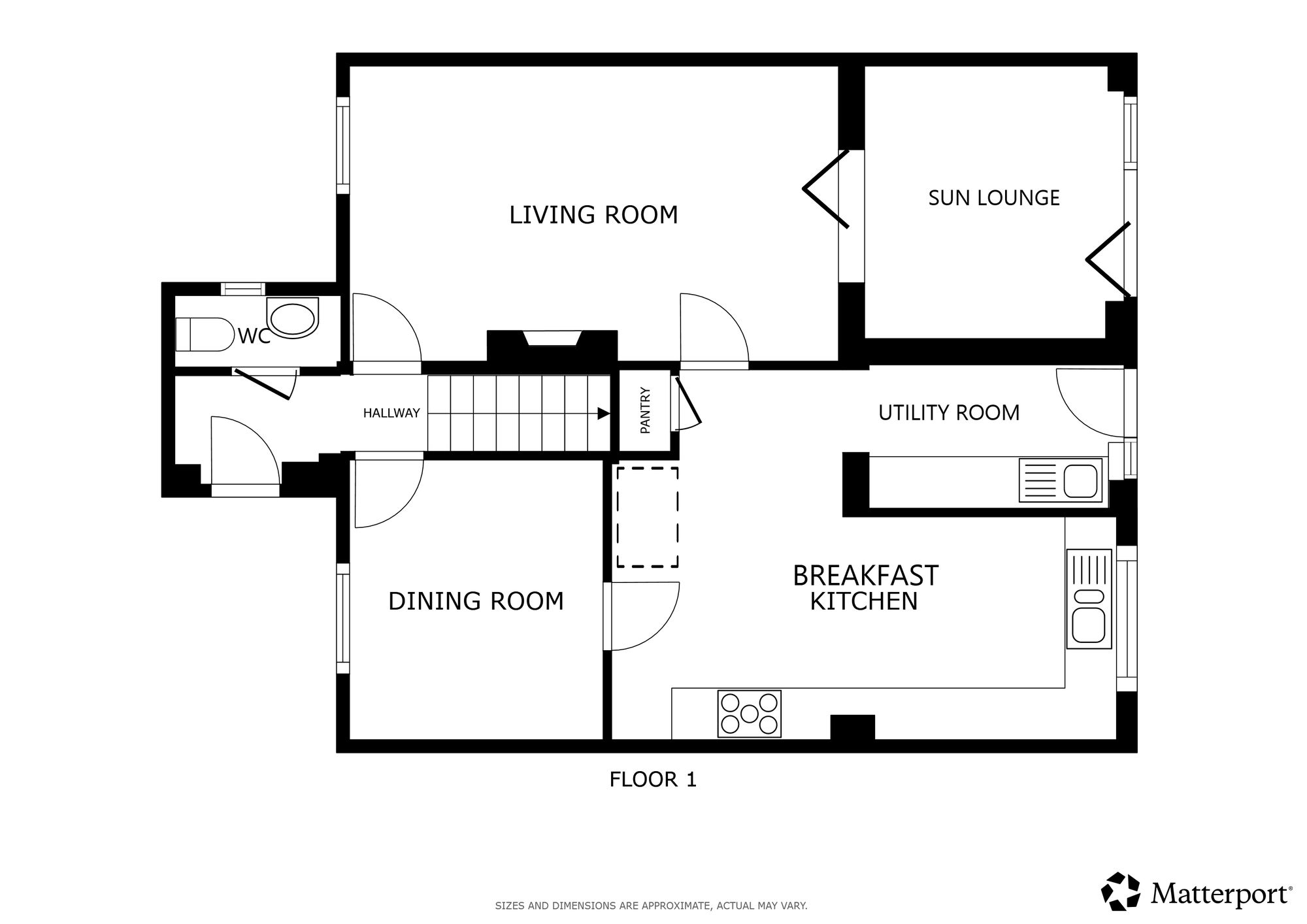 18 The Meer, Leicester floorplan