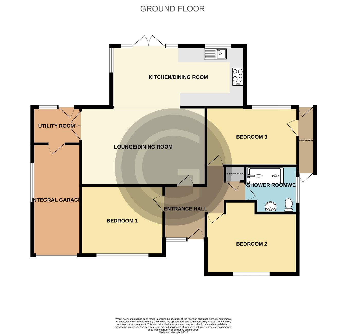 4, Rowan Gardens, Bexhill on Sea floorplan