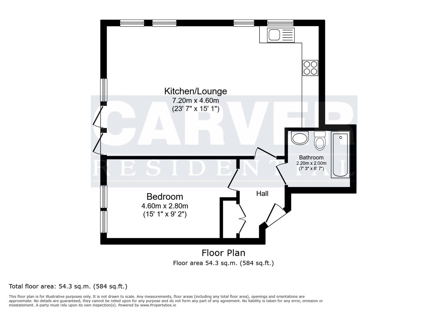 95, Glaisdale Court, Darlington floorplan