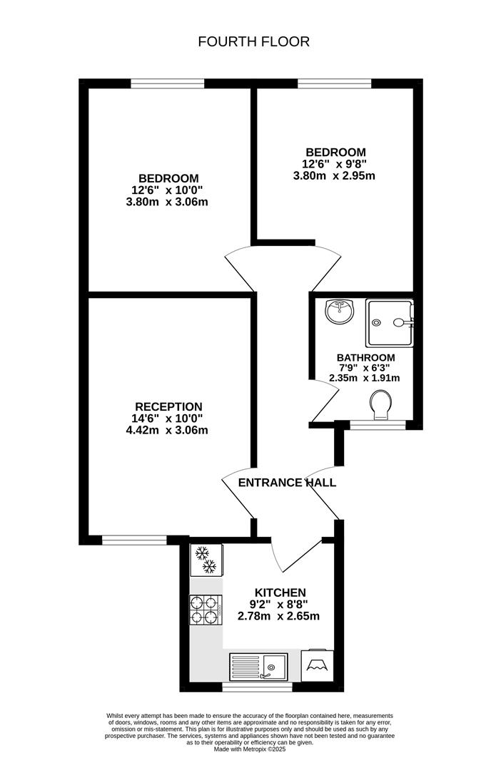 613C, Station Parade, London floorplan