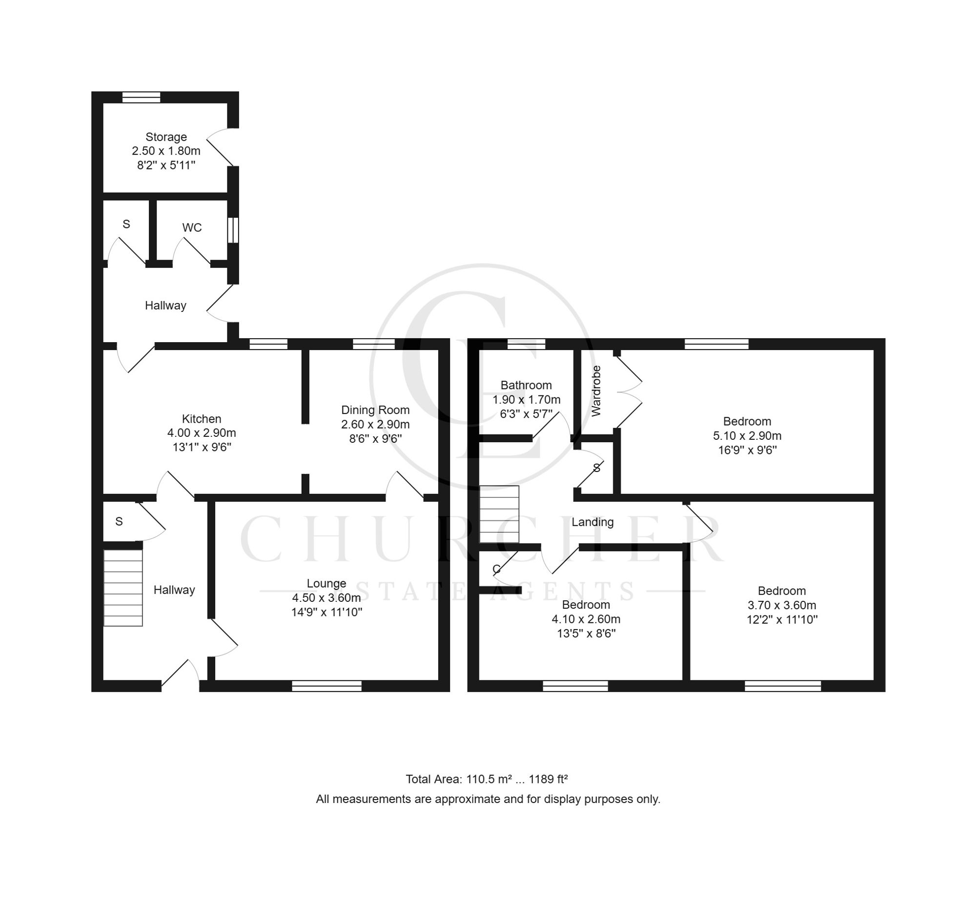 19 Parker Crescent, Ormskirk floorplan
