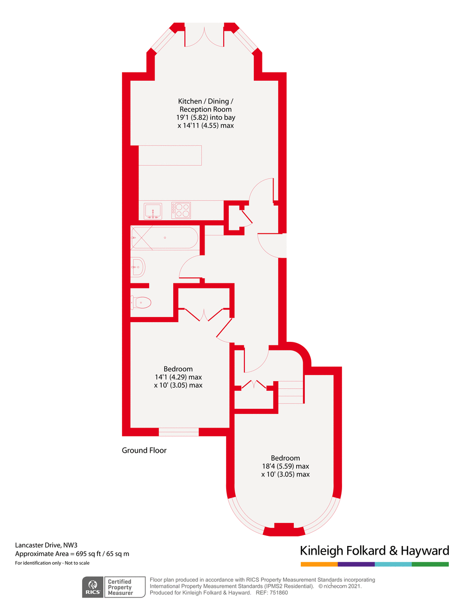 Ground Floor Flat, 5, Lancaster Drive, London floorplan