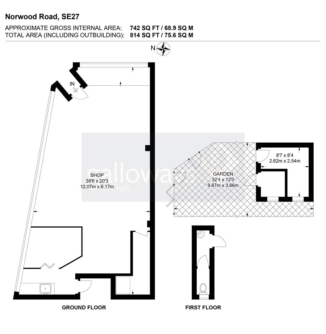 Flat A, 252, Norwood Road, West Norwood floorplan