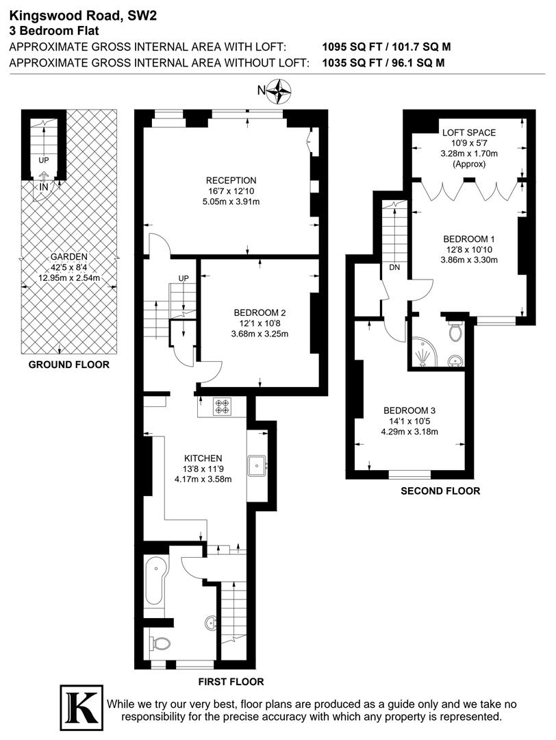 48A, Kingswood Road, London floorplan