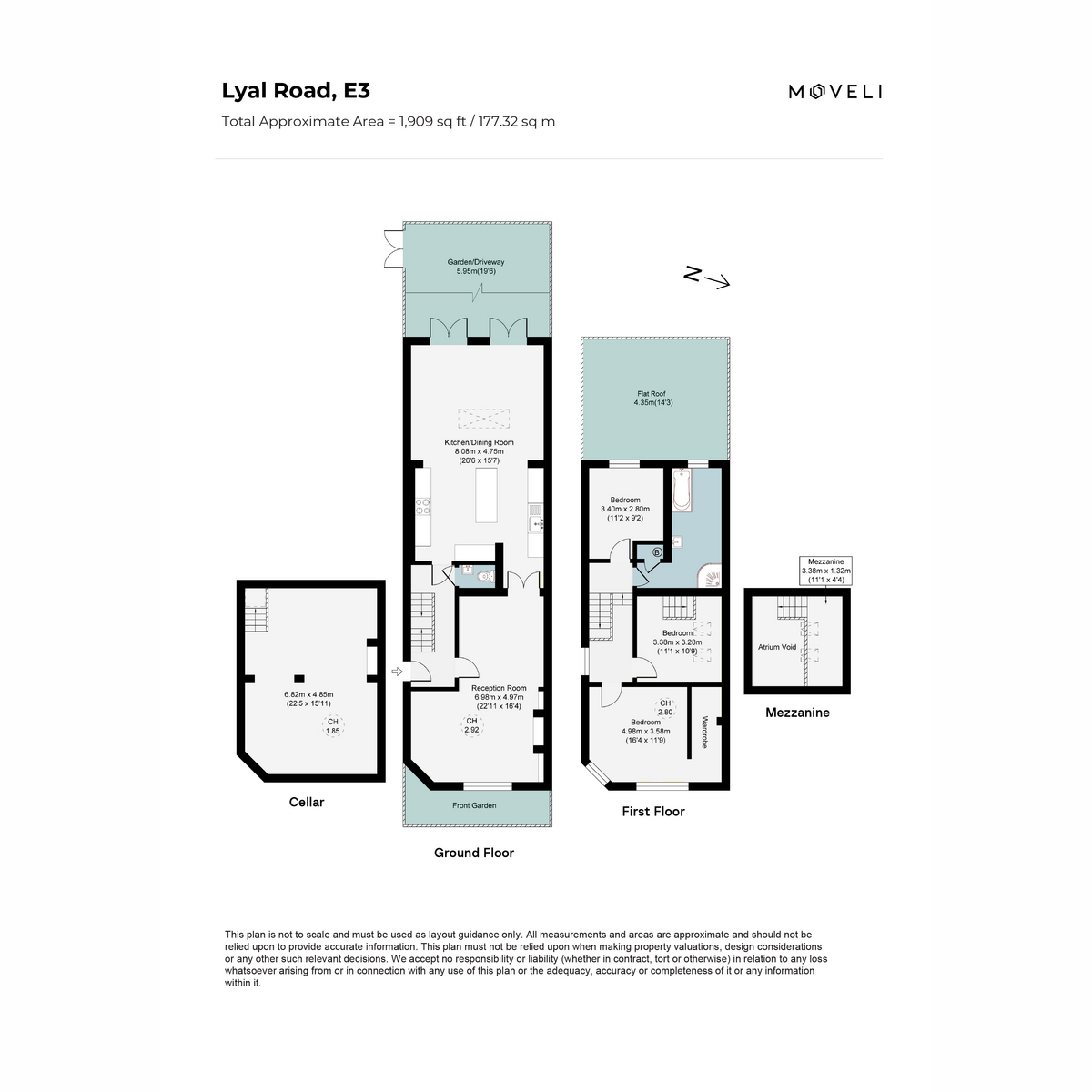 Lyal Road, London, E3 floorplan