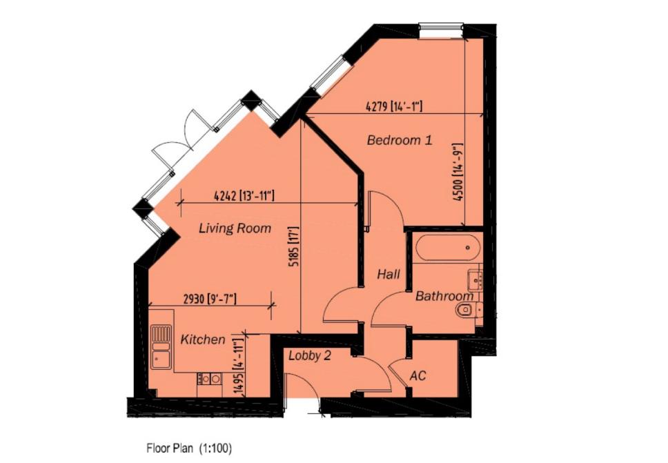 Flat 4 Stansfield Court,, 43 Newark Lane,, Ripley floorplan
