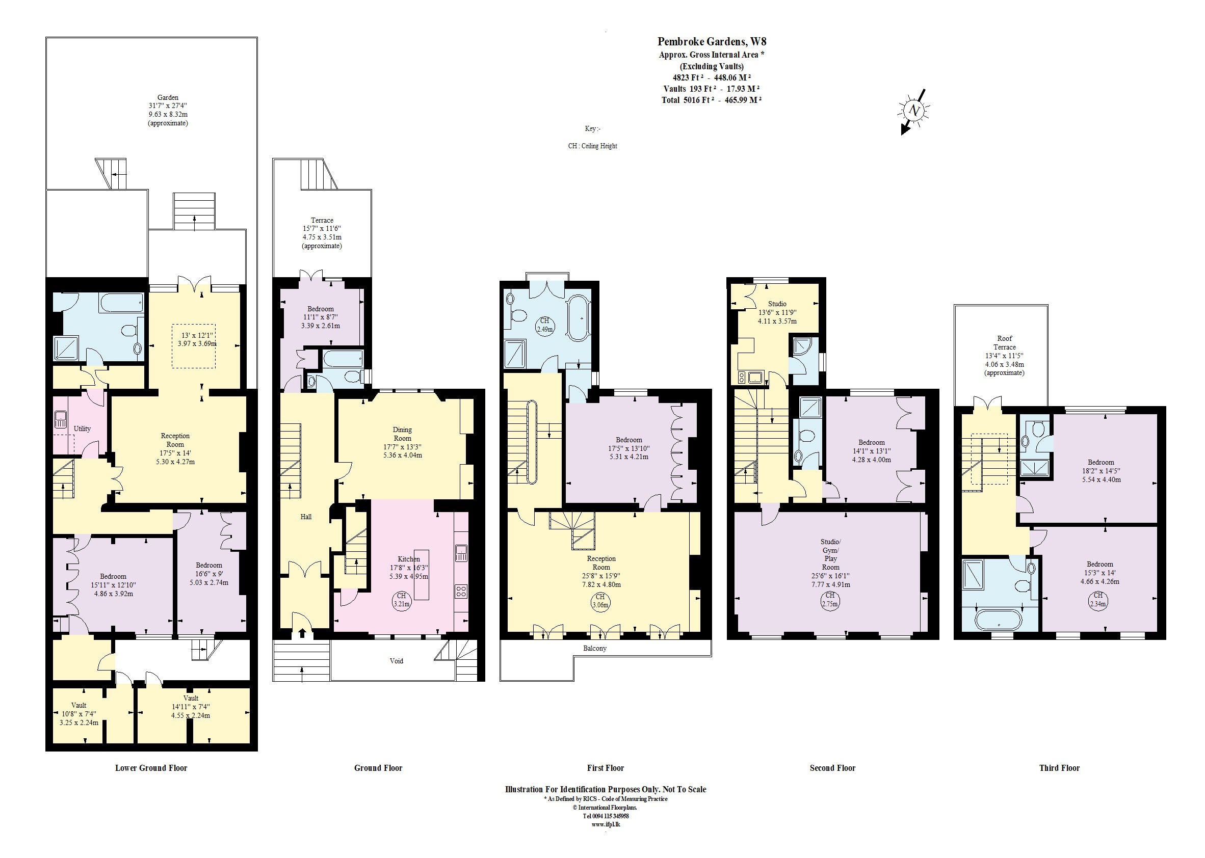 30, Pembroke Gardens, London floorplan
