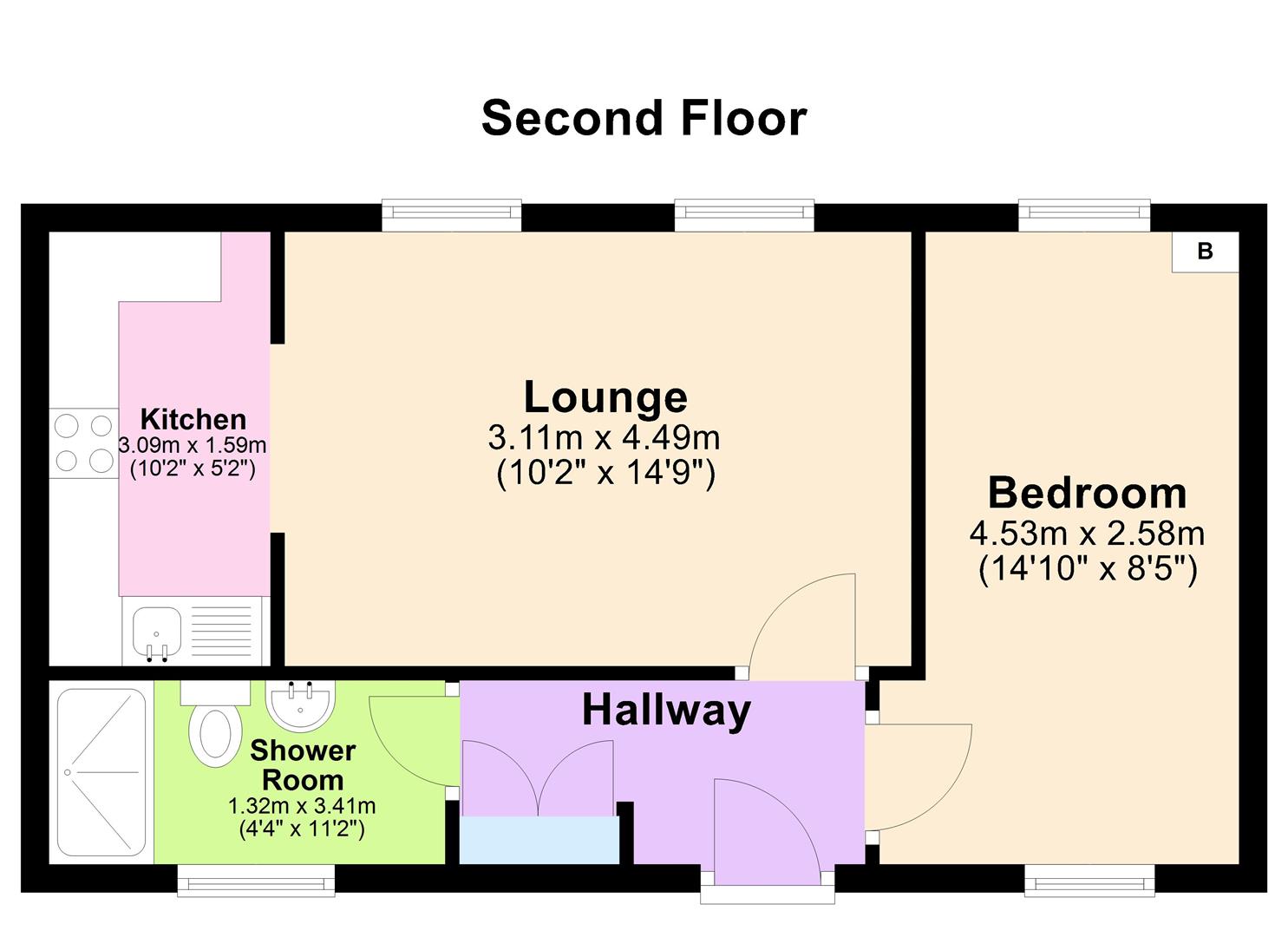 73 St James Oaks, Trafalgar Road, Gravesend floorplan