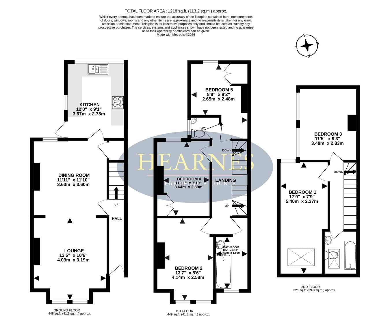 55, Shillito Road, Poole floorplan