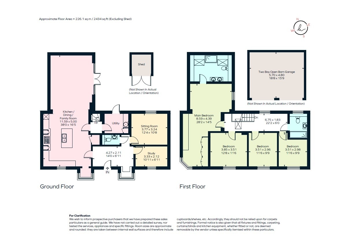 Dormer Cottage,, The Street, Wallingford floorplan