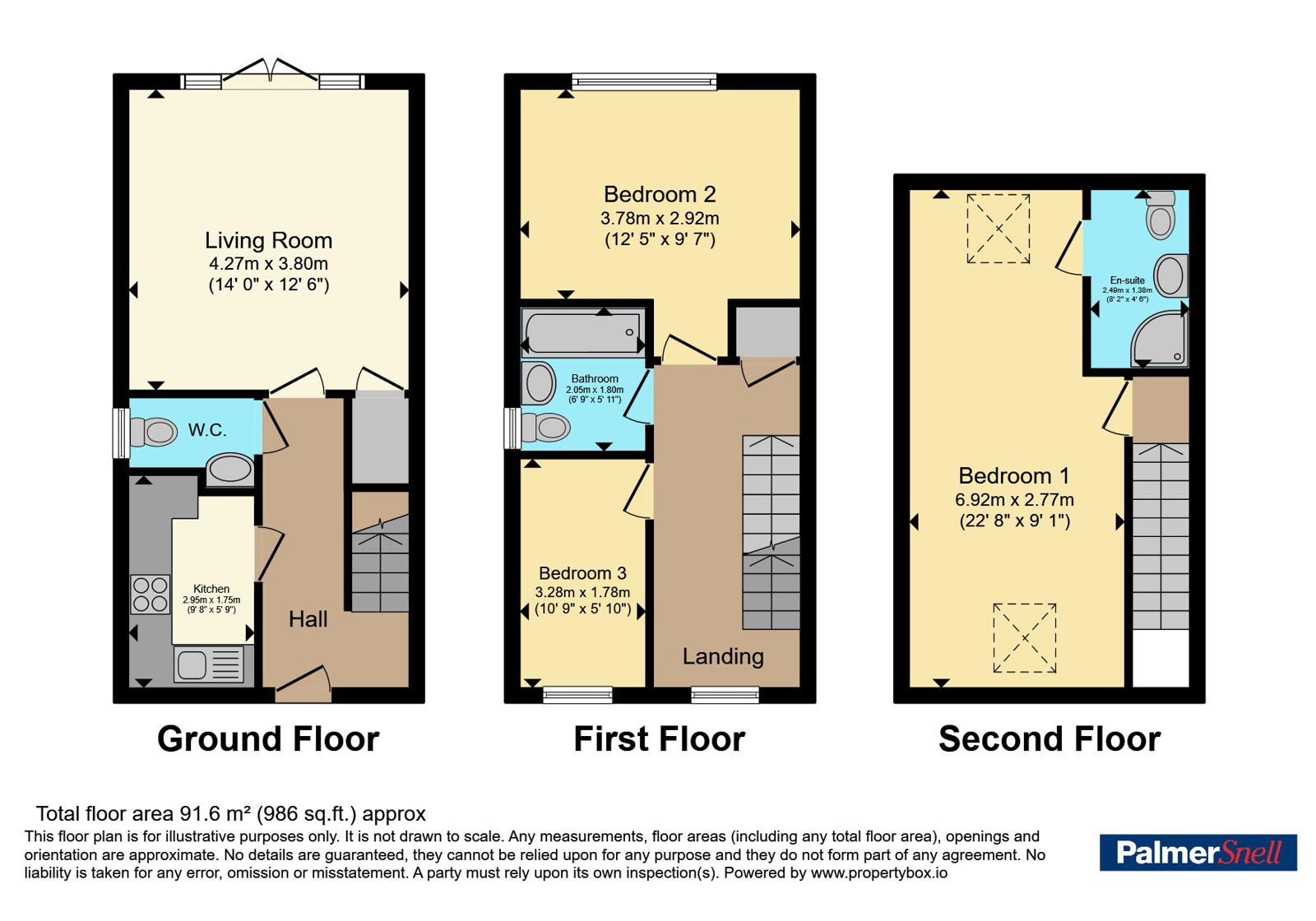 19, Wesley Road, Dorset floorplan