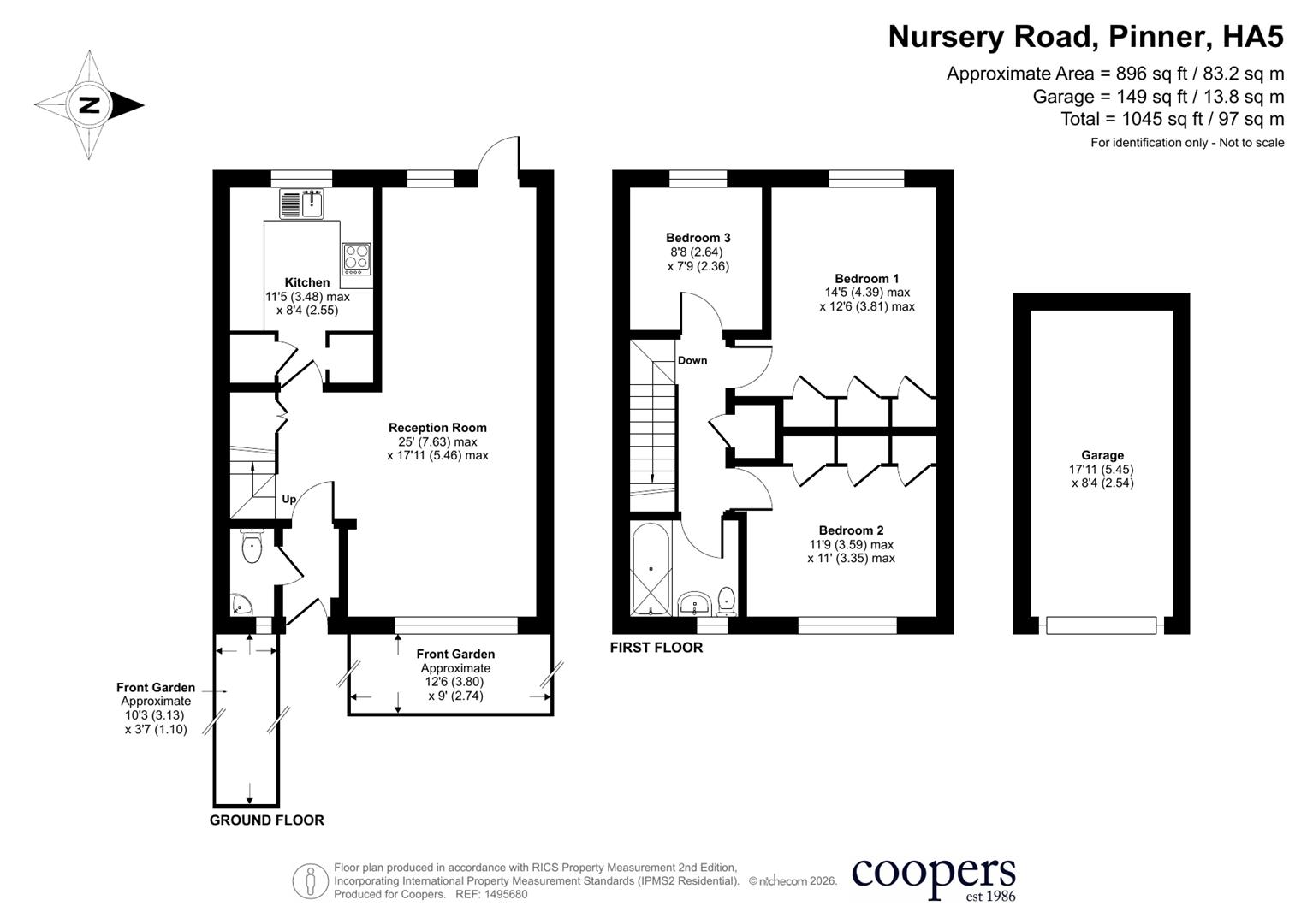 32, Tulip Court, Nursery Road, Pinner floorplan