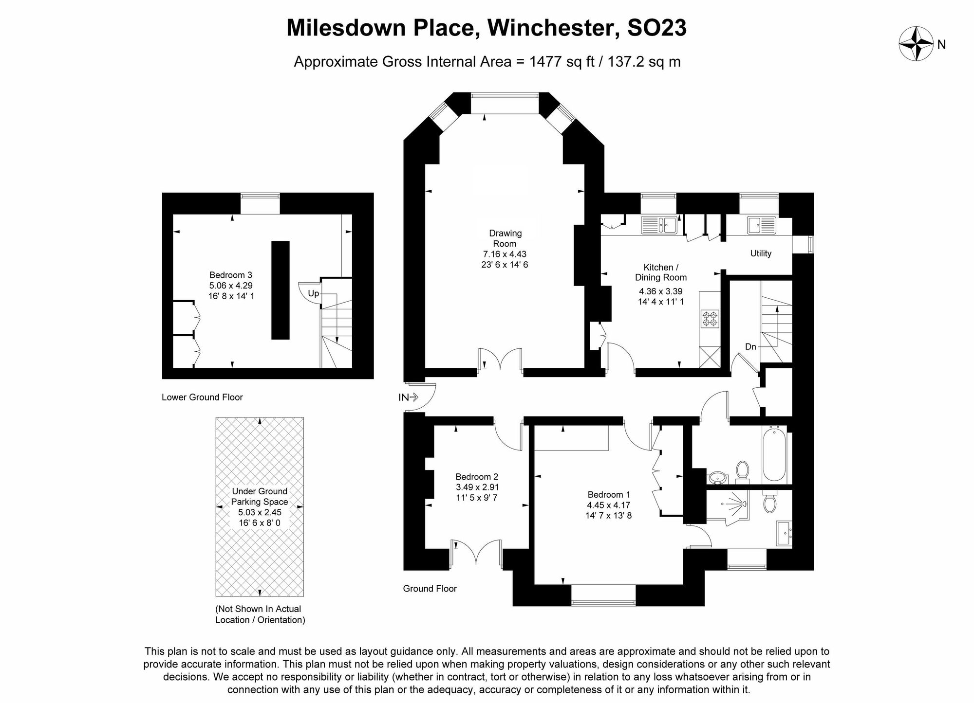 12 Milesdown Place, Winchester floorplan