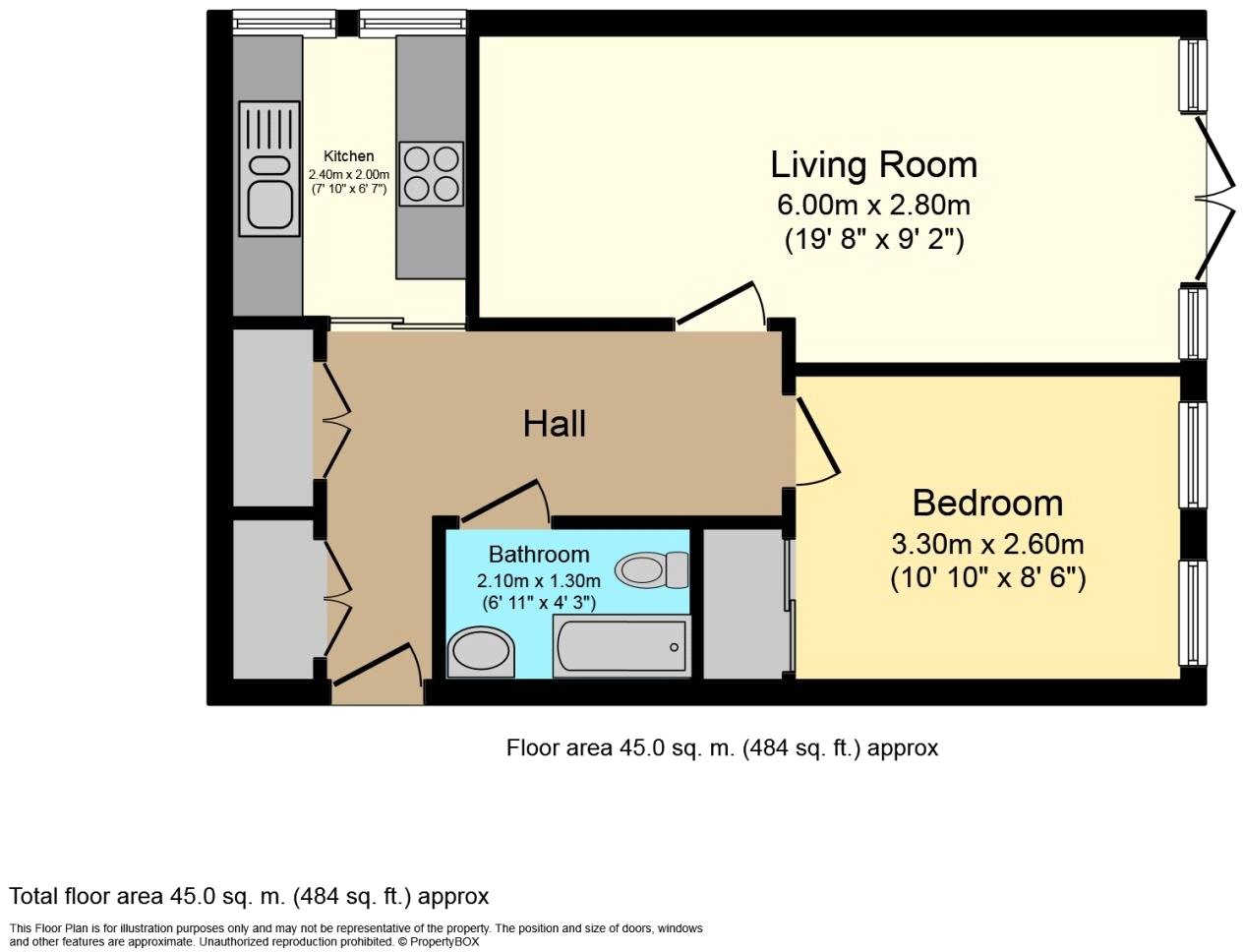Flat 4,, Woodham Place, Woodham floorplan