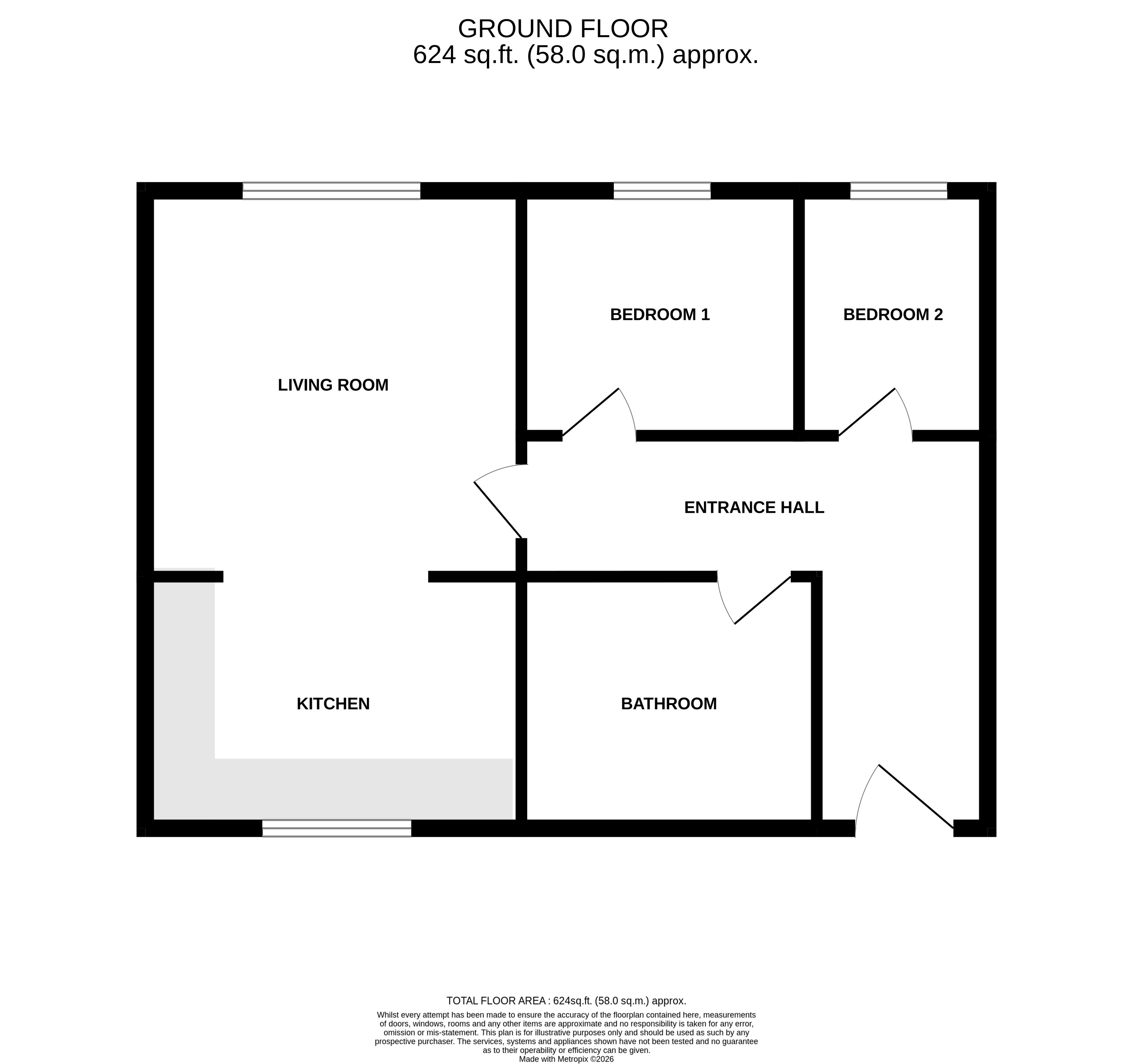 Apartment 8, Burnside House,, Carleton Road, UK floorplan