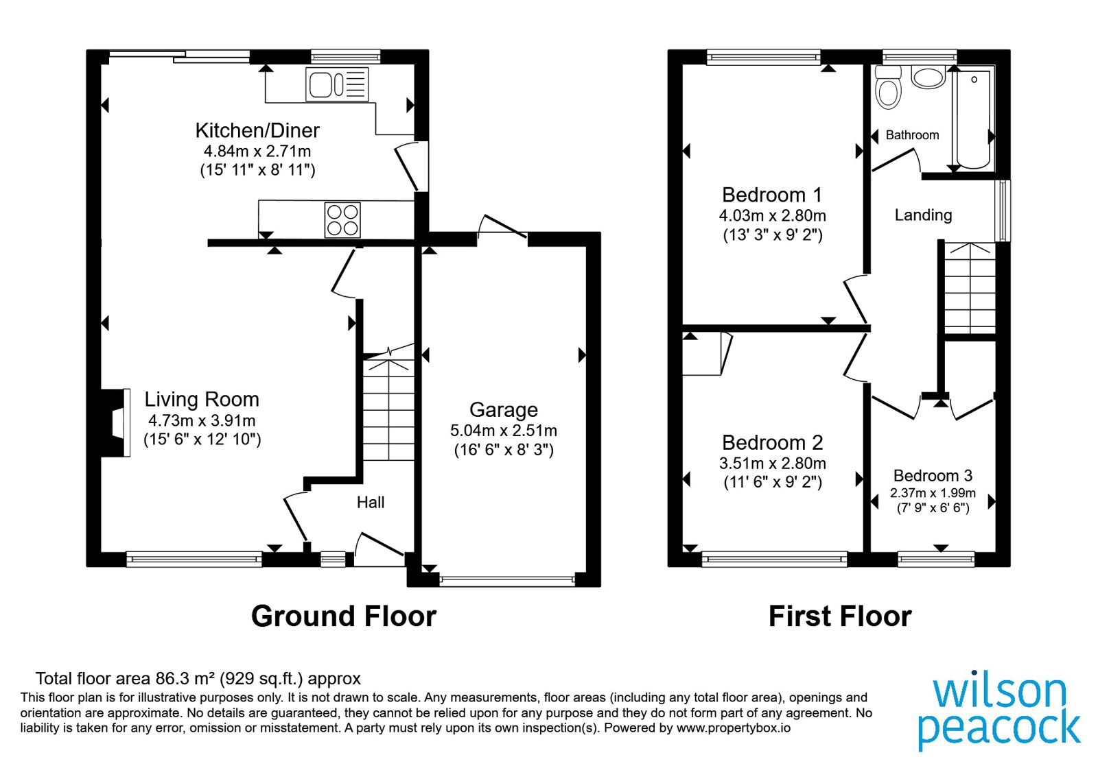 30, Manor Farm Way, Bedford floorplan