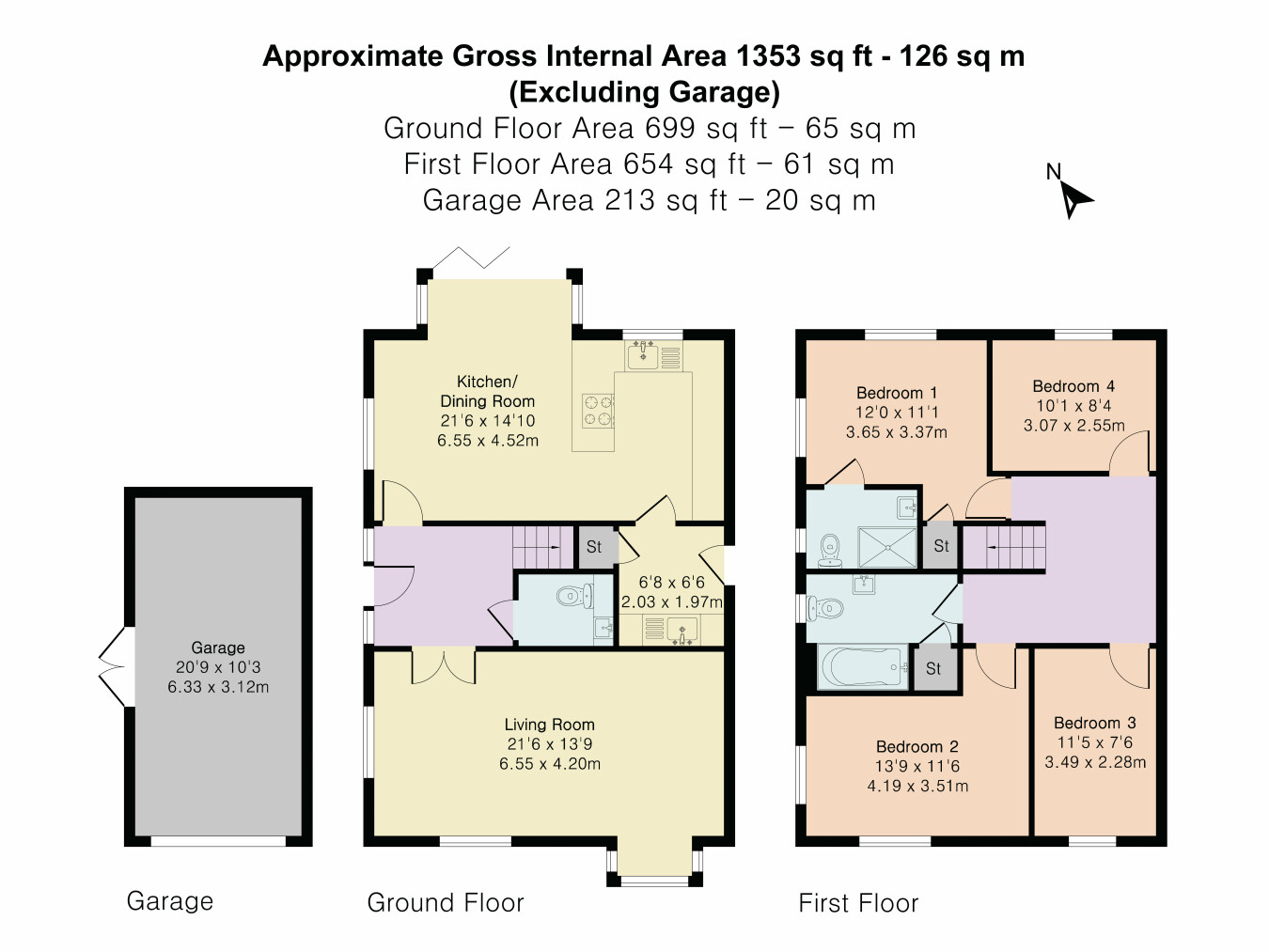 1, Burgidge Way, Oxfordshire floorplan