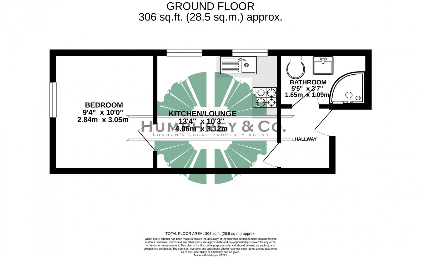 Second Floor Rear, Green Lanes floorplan