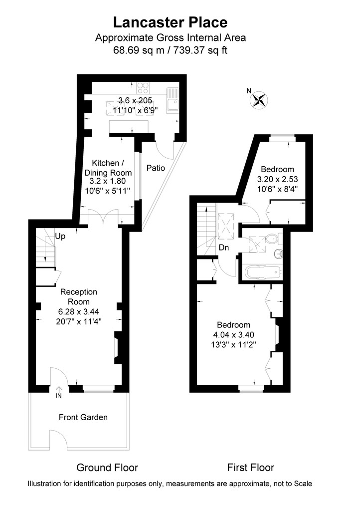2 Bedrooms  to rent in Lancaster Place, London SW19
