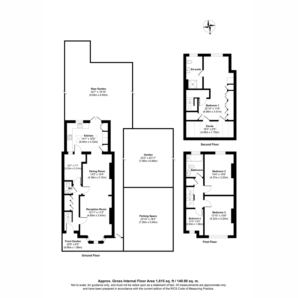 Green Road, Whetstone floorplan