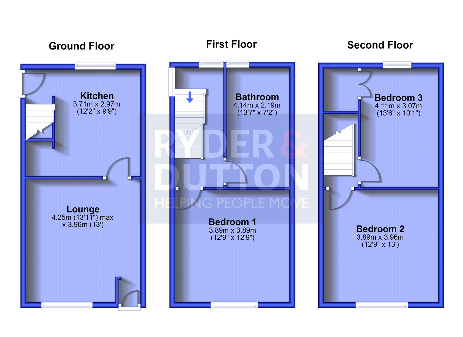 12, New Mills Road, High Peak floorplan