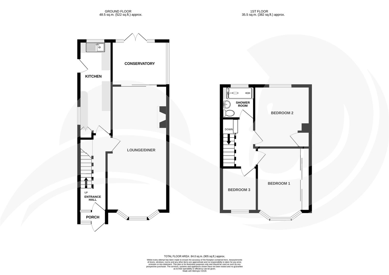 33, Whitstable Road, Faversham floorplan