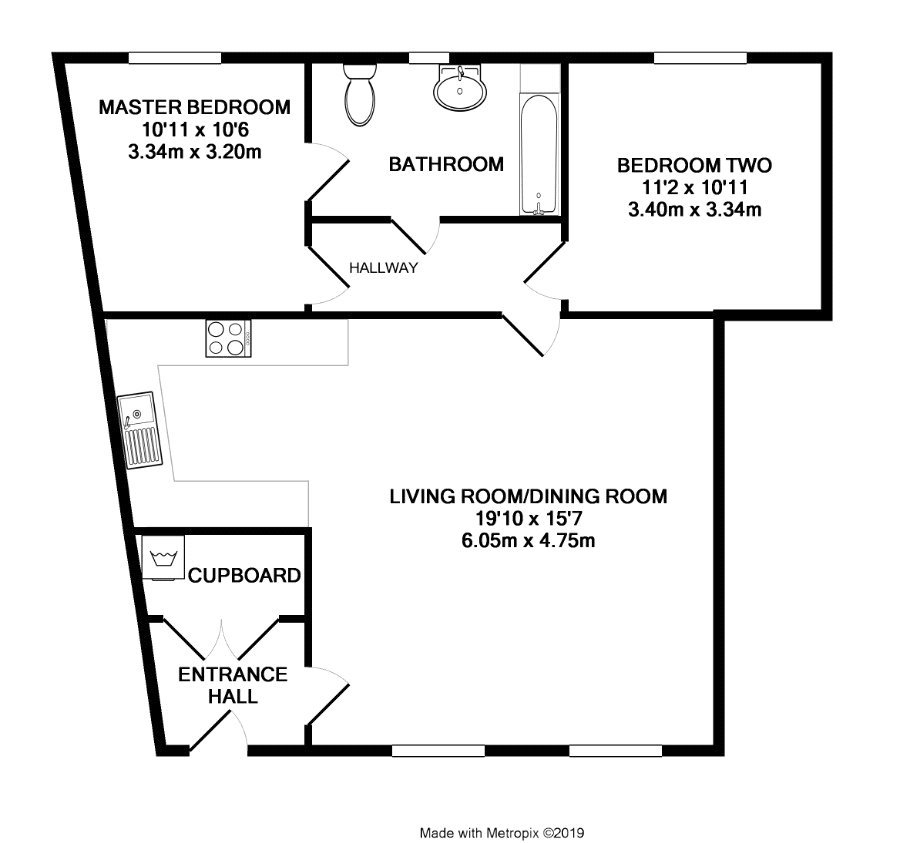 2 Bedrooms Flat to rent in Fulmar Crescent, Bracknell, Berkshire RG12