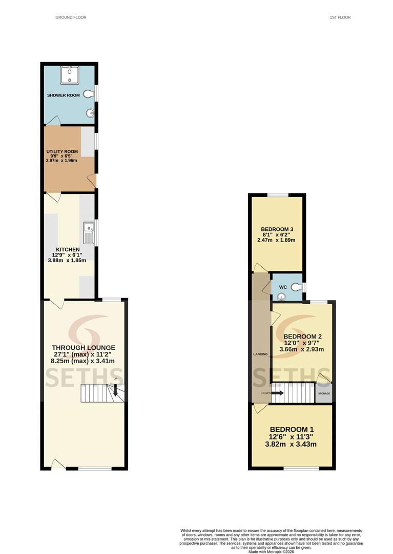 Oakley Road, Leicester floorplan