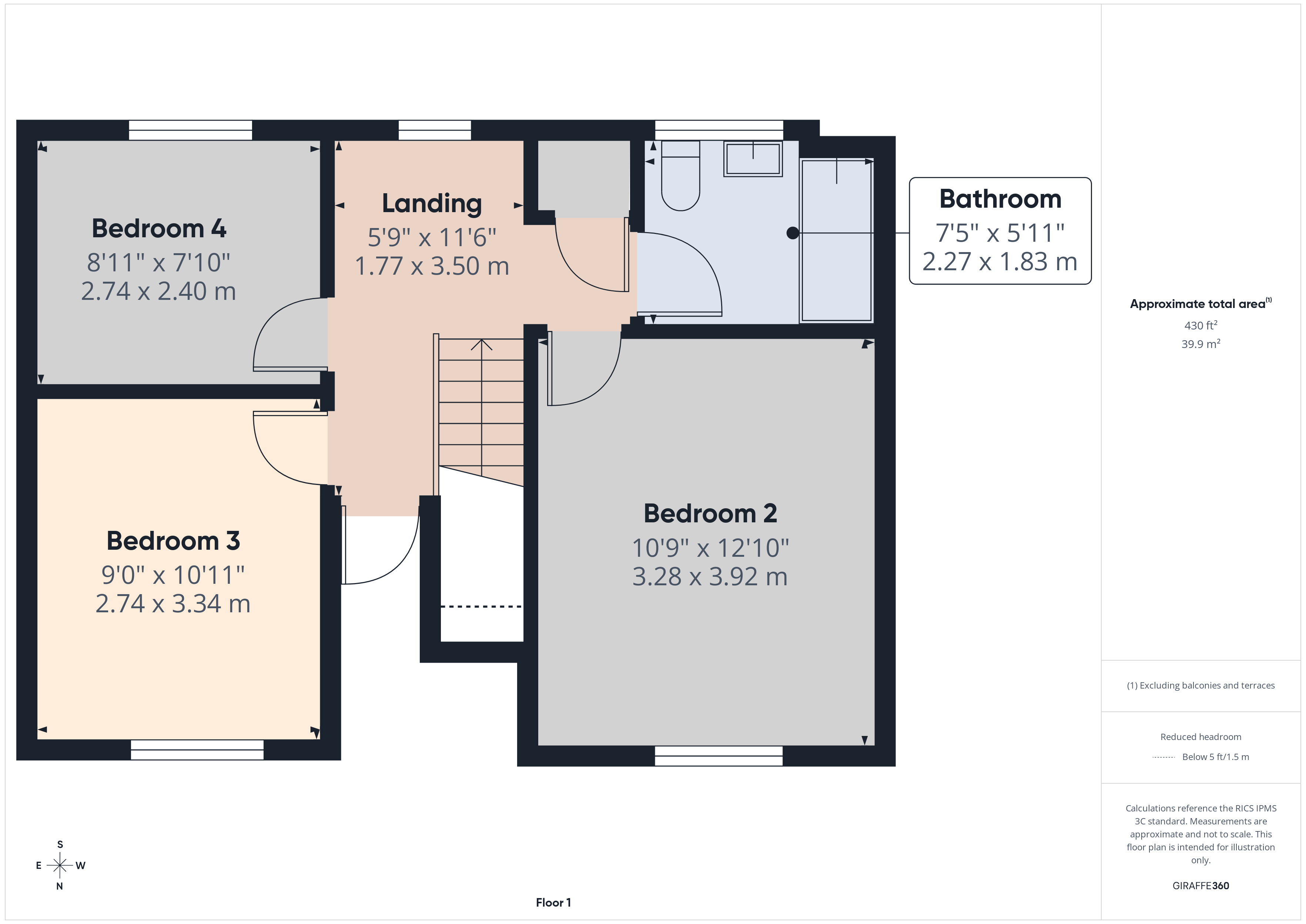 Coppen Road, Peterborough floorplan