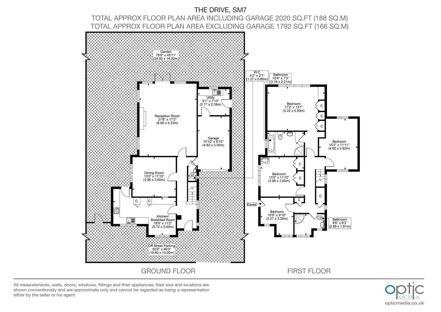 21, The Drive, Banstead floorplan