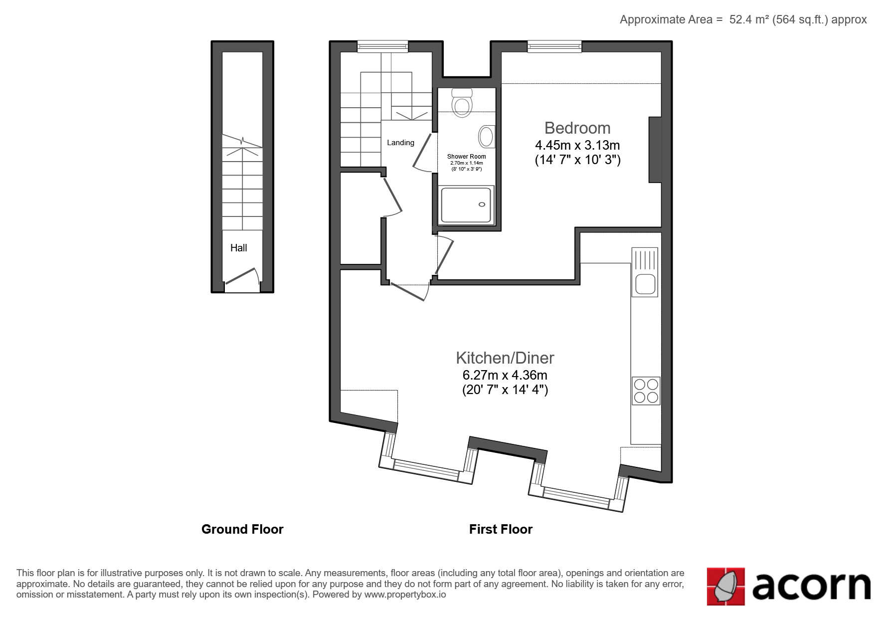 Perry Vale, London floorplan