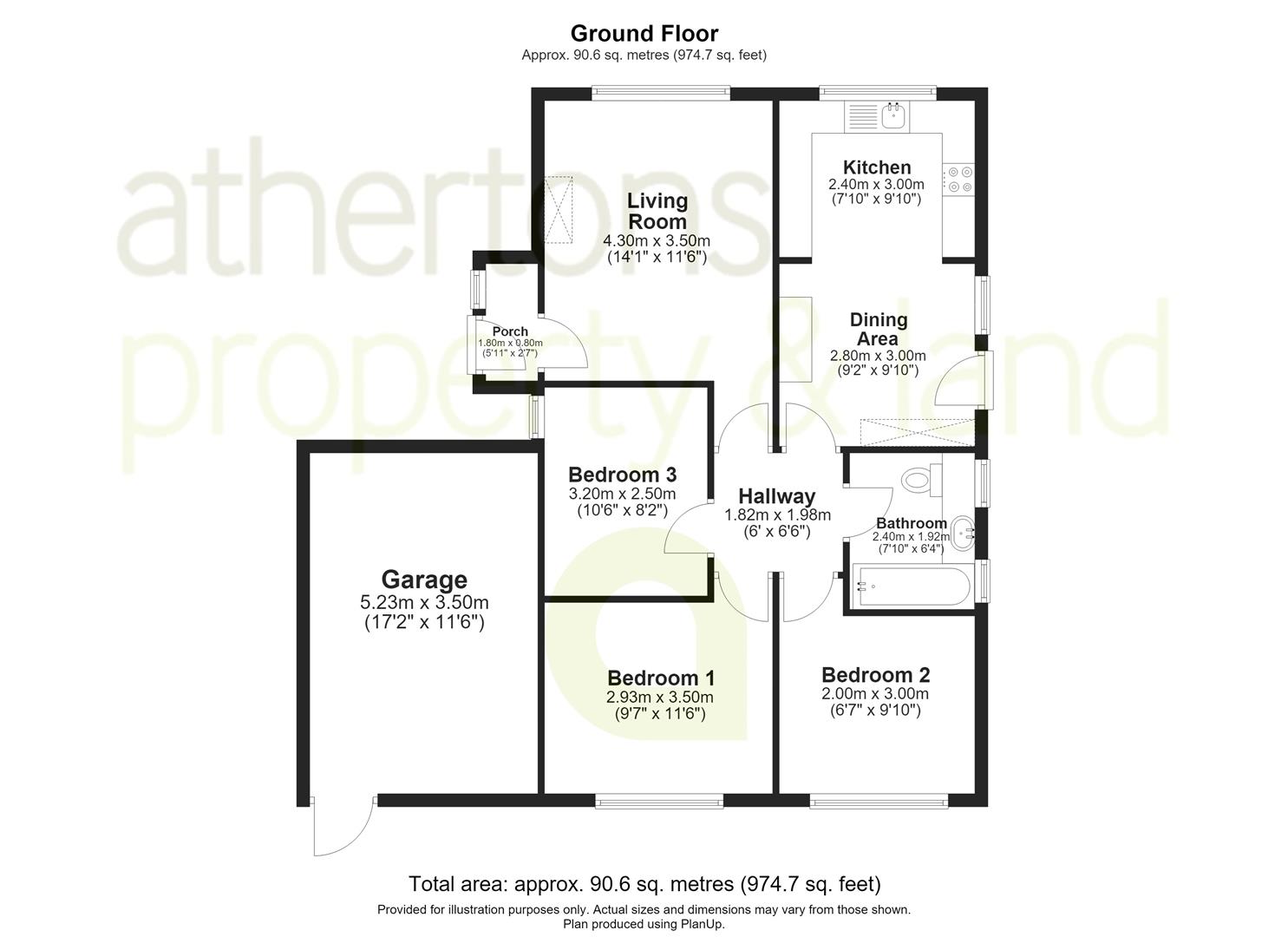 88, Durham Road, Wilpshire floorplan