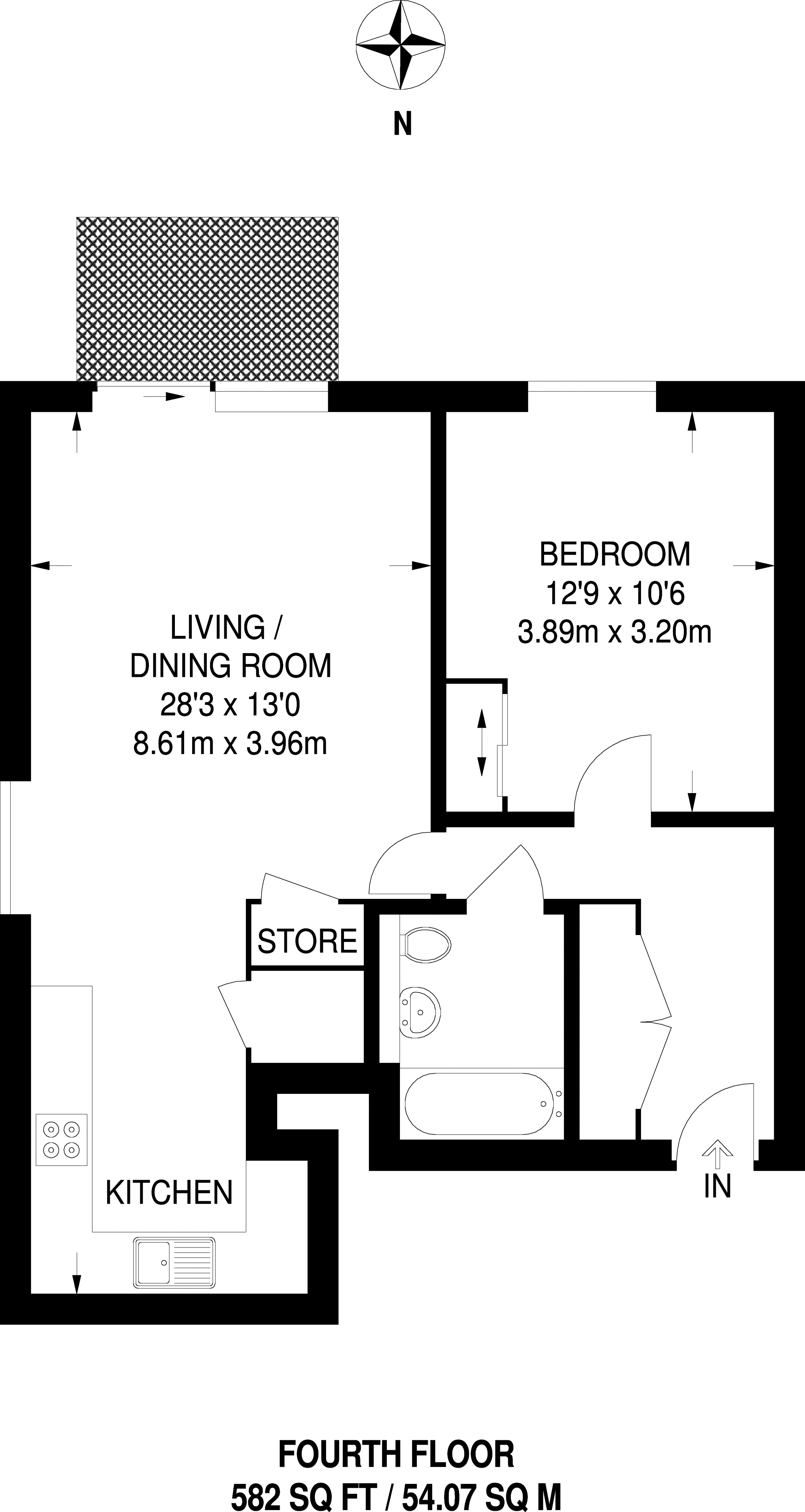 1 Bedrooms Flat to rent in London Road, Barking IG11