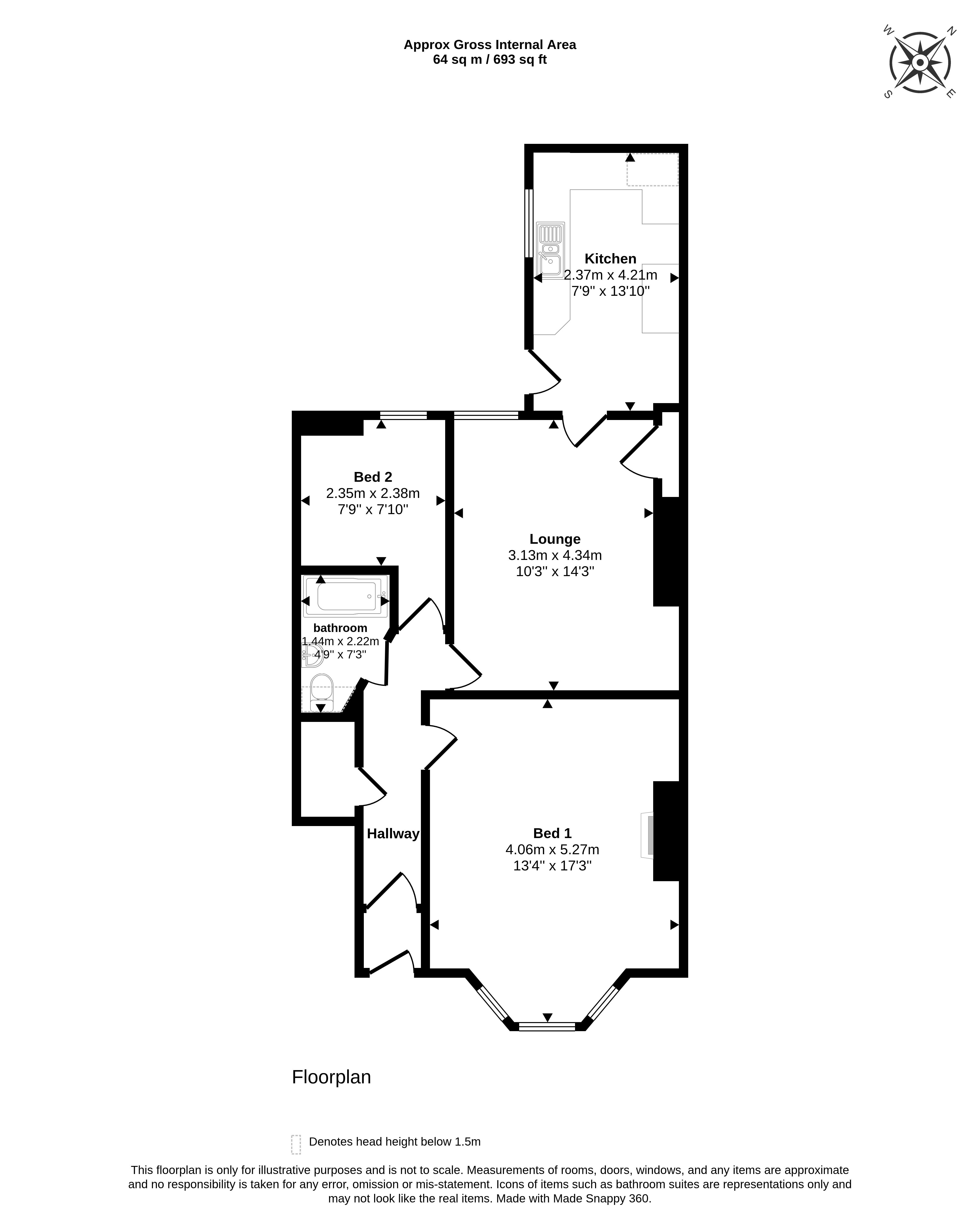 Warton Terrace, Newcastle upon Tyne floorplan