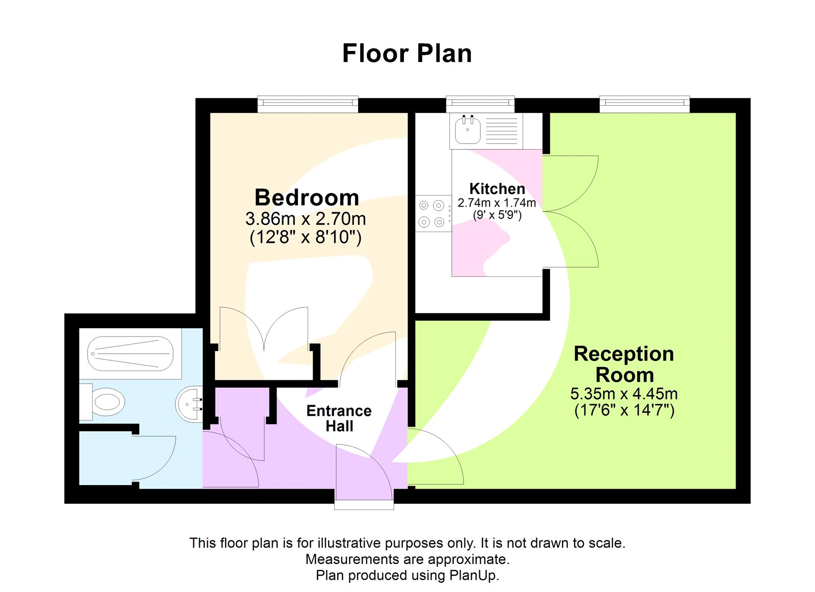 Flat 67, Paxton Court,, Marvels Lane, London floorplan