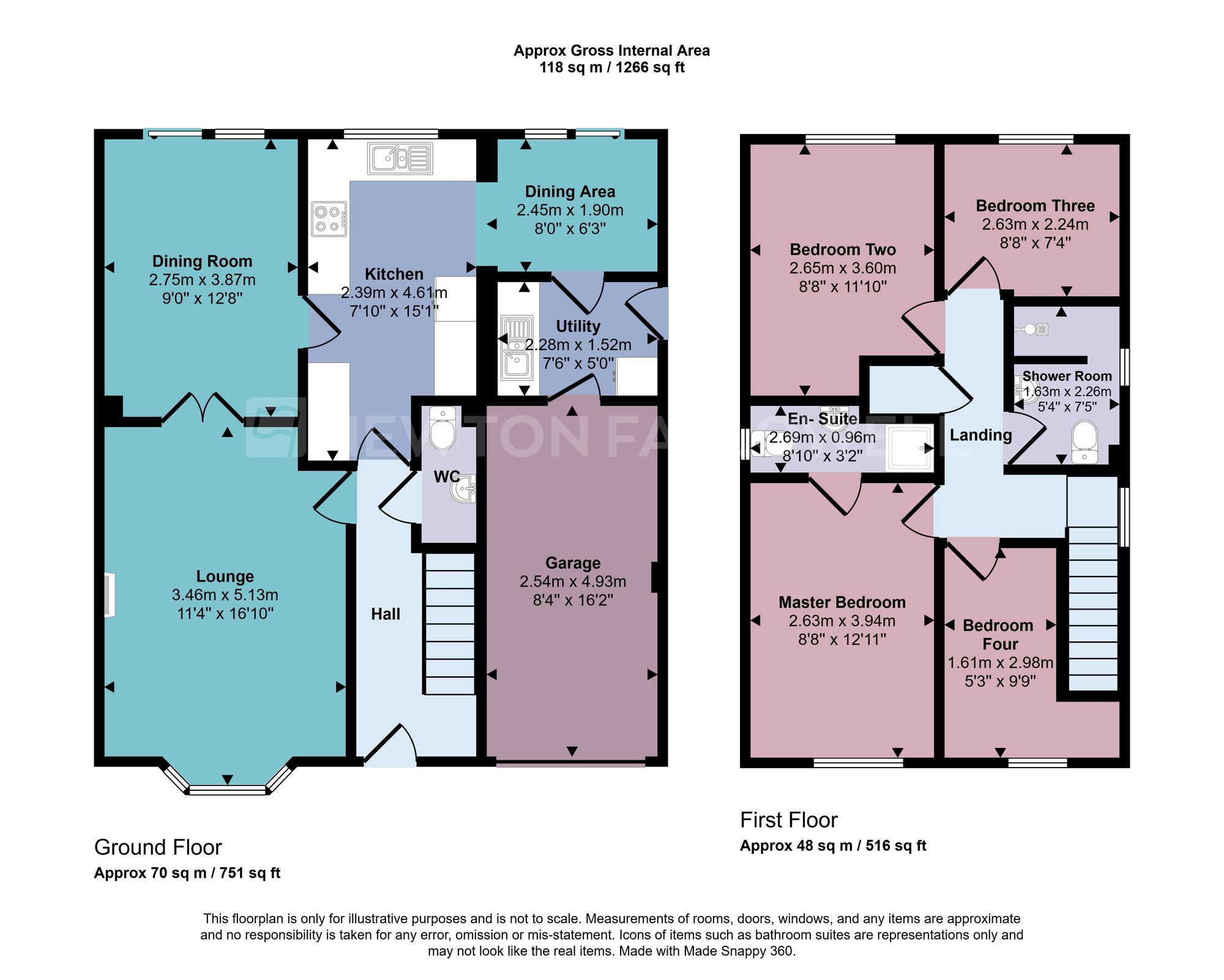 12 Valley Way, Coalville floorplan