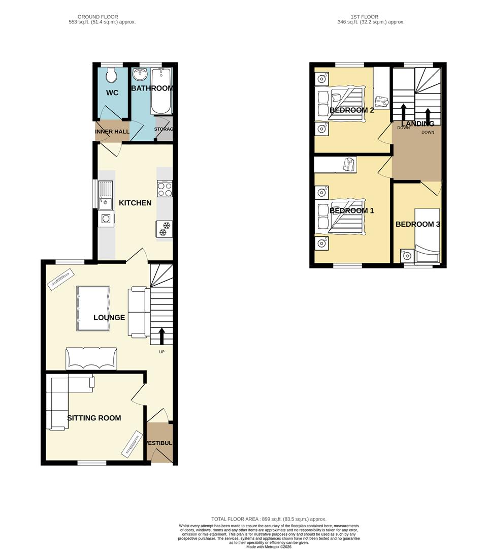 1, Campbell Street, Llanelli floorplan