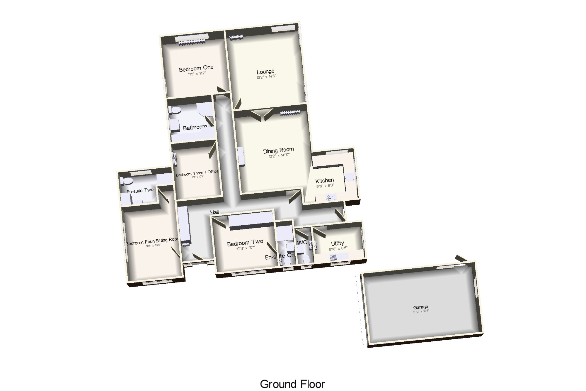 4 bed bungalow for sale in Lindley Street, Kearsley, Bolton, Greater