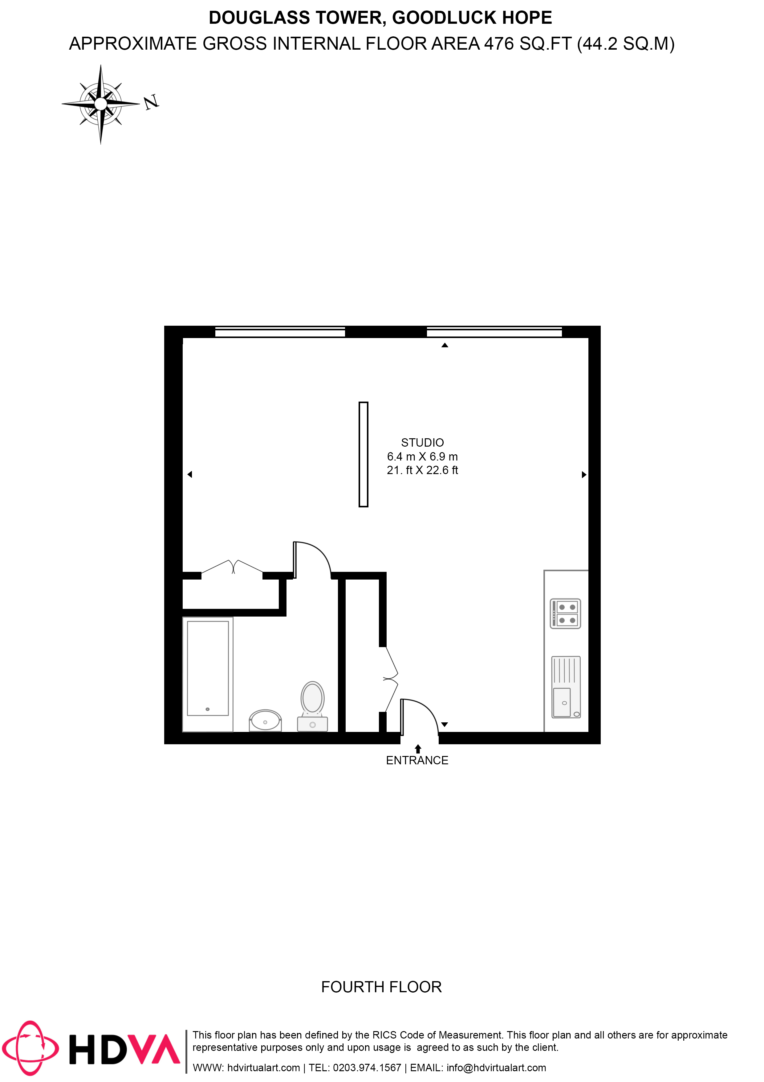 Goodluck Hope Walk, London floorplan