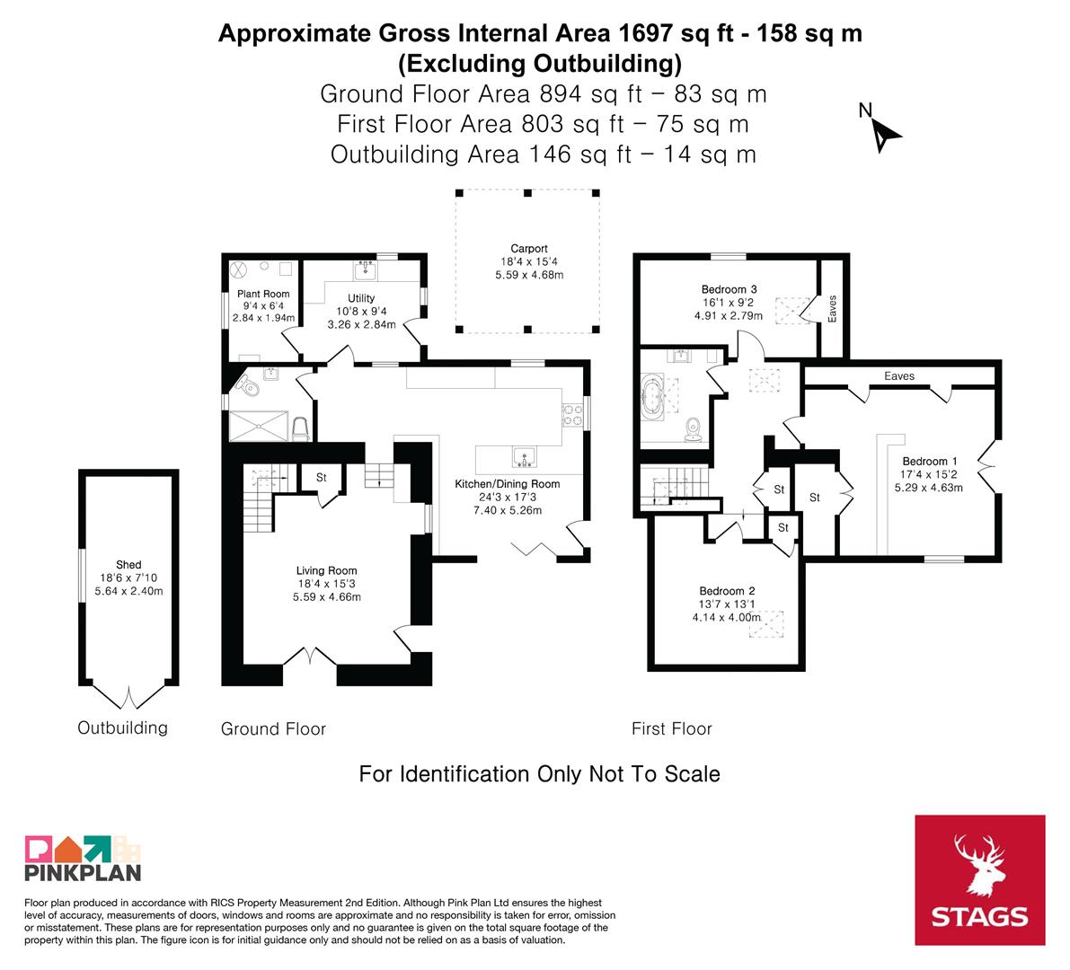 Hillies Barn, Launceston floorplan
