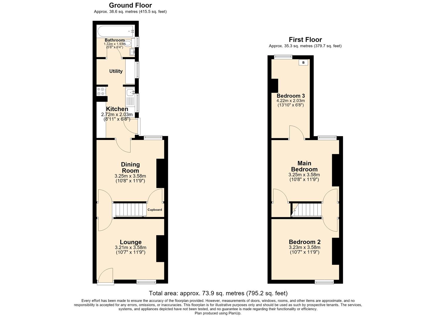 45, Helena Road, Norwich floorplan