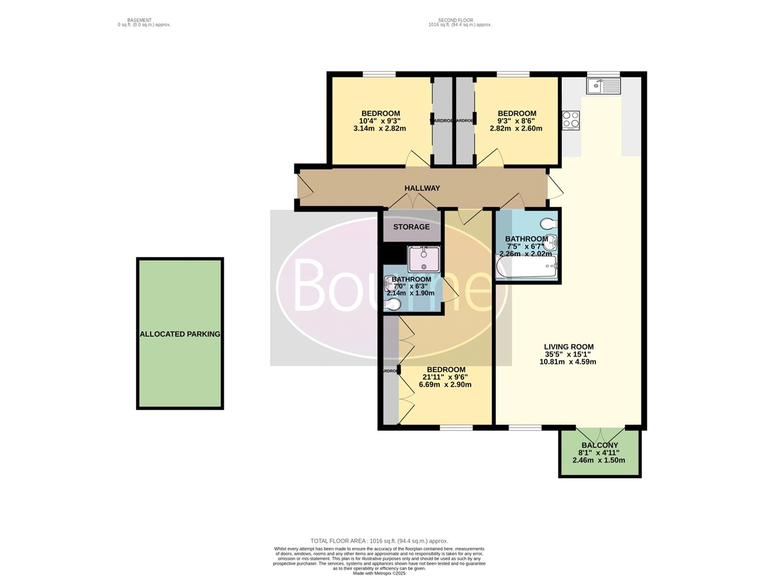 Flat 93, Austen House,, Station View, Guildford floorplan