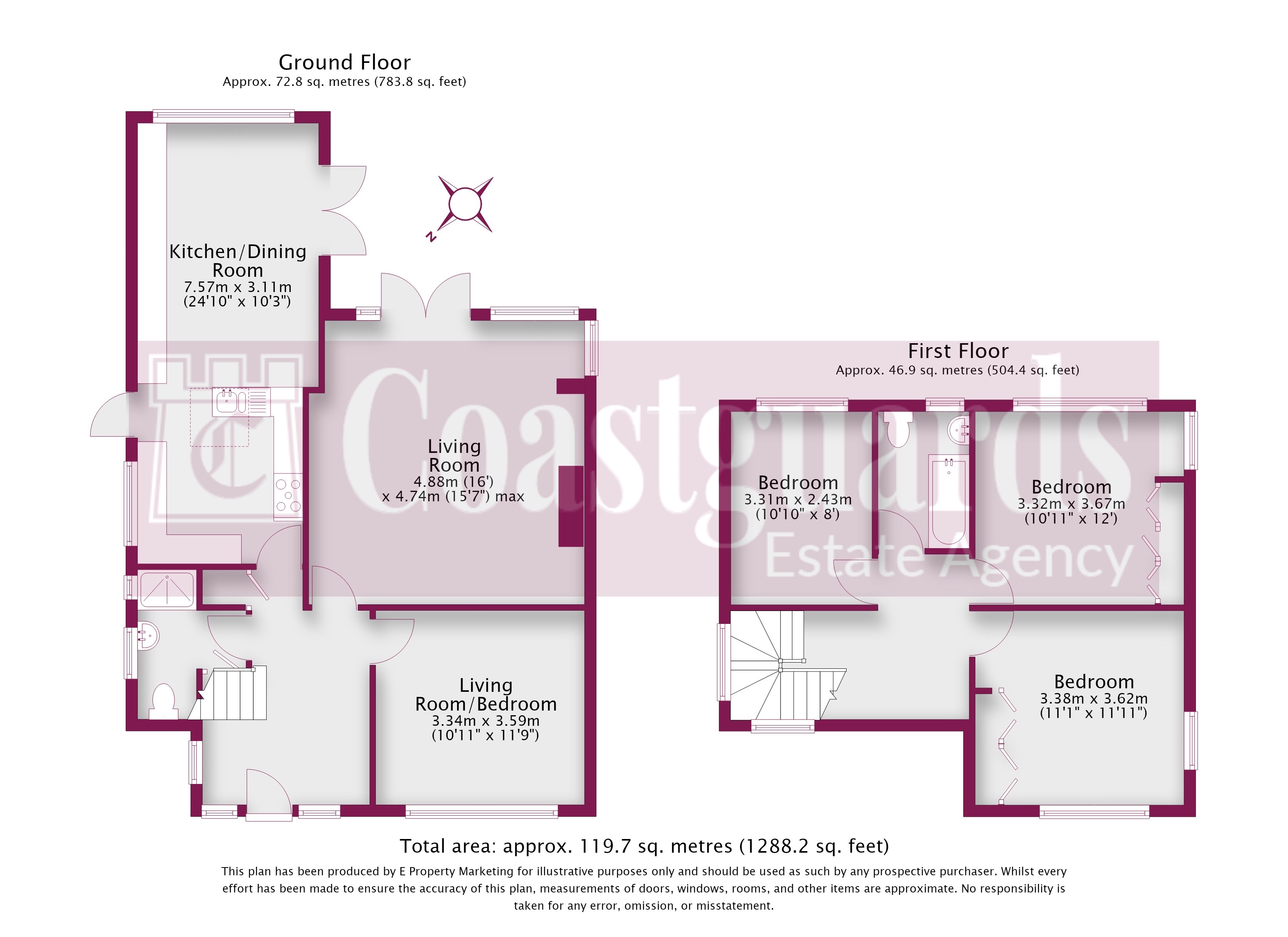 3a, Parklands Avenue, Bognor Regis, West Sussex floorplan