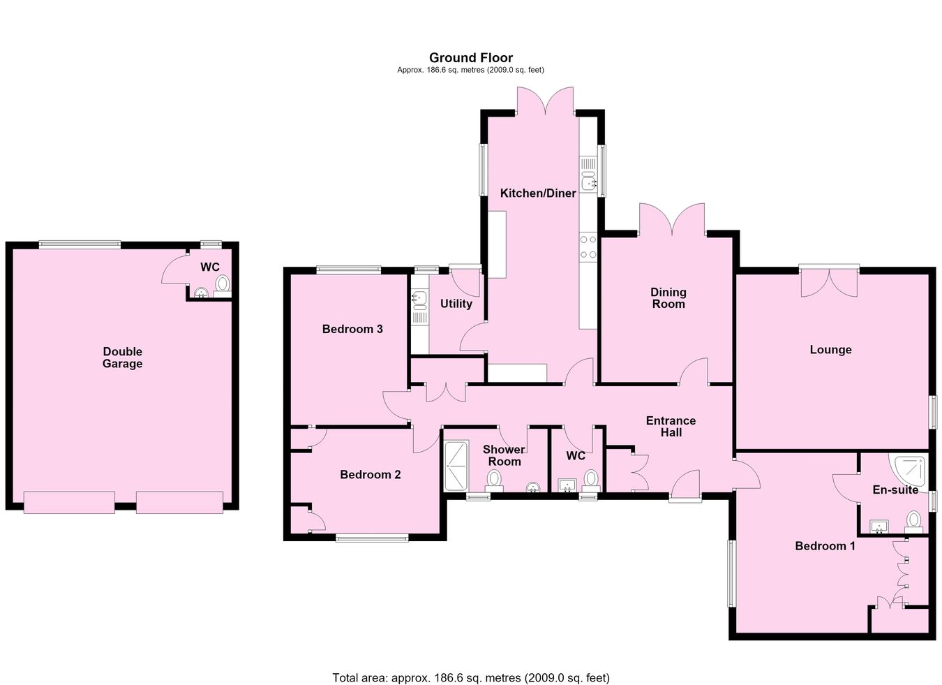 24, Knights Close, Leicester floorplan