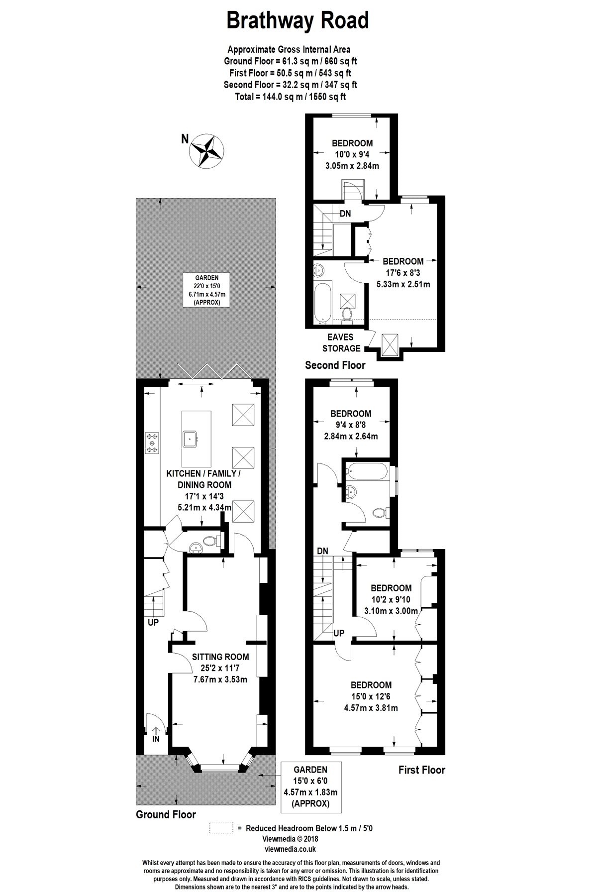 5 Bedrooms Terraced house for sale in Brathway Road, Southfields, London SW18